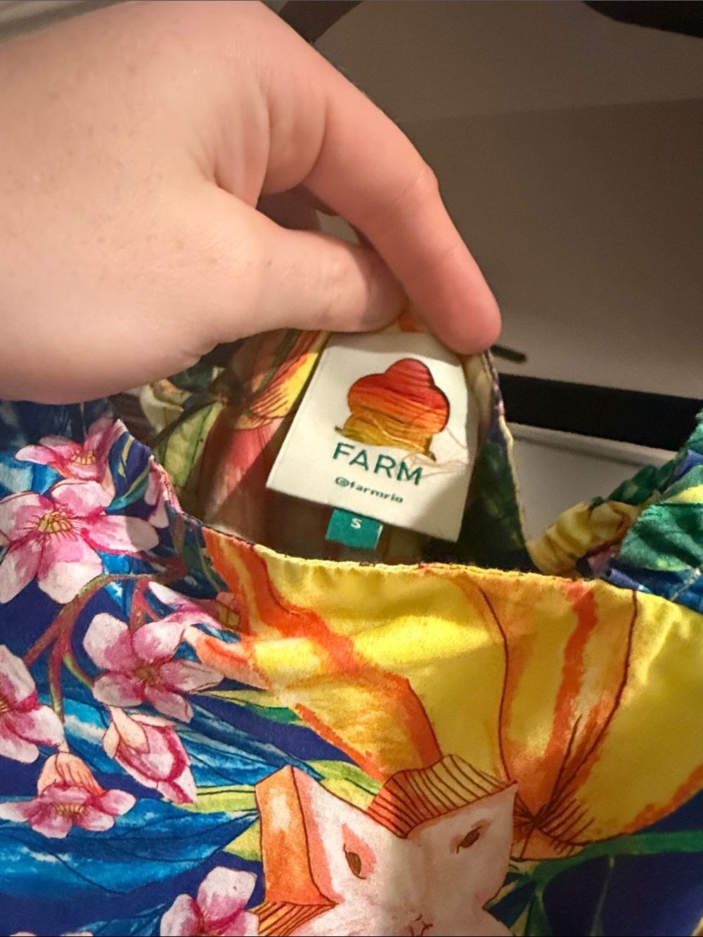 FARM Rio Tropical Tiered Sundress in Yellow, Green & Blue - Picture 2 of 5